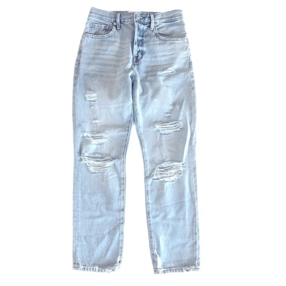 NWOT FRAME Le Original High-waisted Button Fly in Natoma Grind Wash Size 25 - Picture 3 of 8